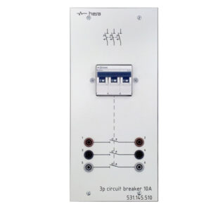 531.140.510 Installatiepaneel driepolige installatieautomaat, 6A