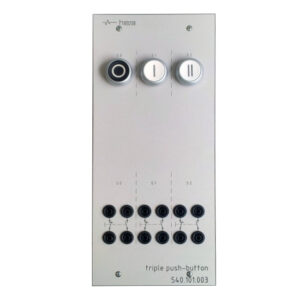 540.101.003 Besturingstechniekpaneel met 3 Drukknoppen, O-I-II