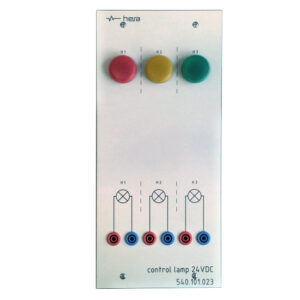 540.101.023 Besturingstechniekpaneel met 3 signaallampen 24V, GROEN-GEEL-ROOD