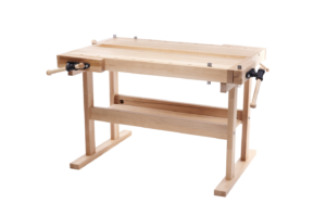 Houten werkbank rechthoekig