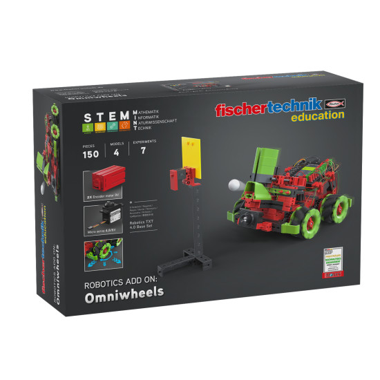 Fischertechnik ROBOTICS TXT 4.0 Add On: Omniwheels